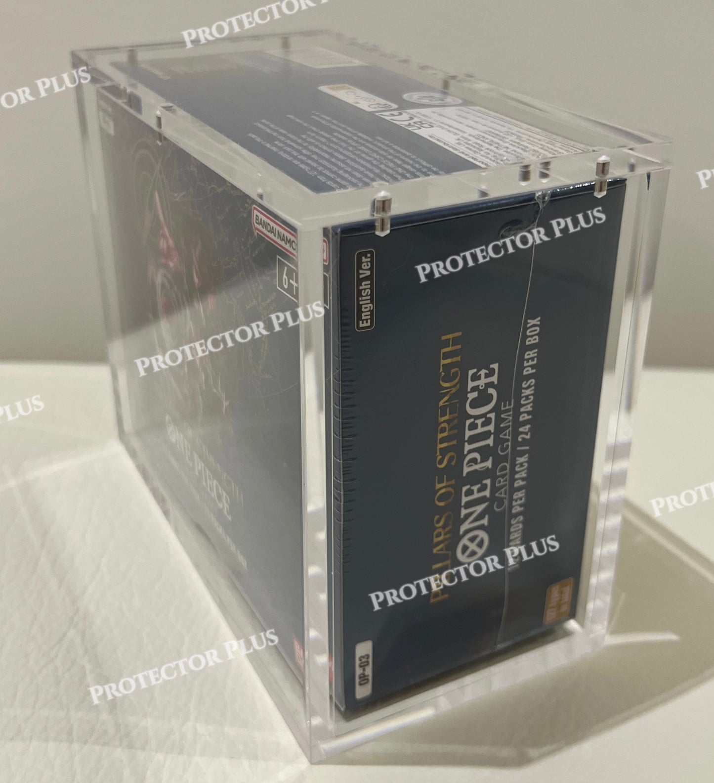 One Piece Acrylic Box for OP03 with 6 Magnets - 6MM Thickness - Perfect Fit