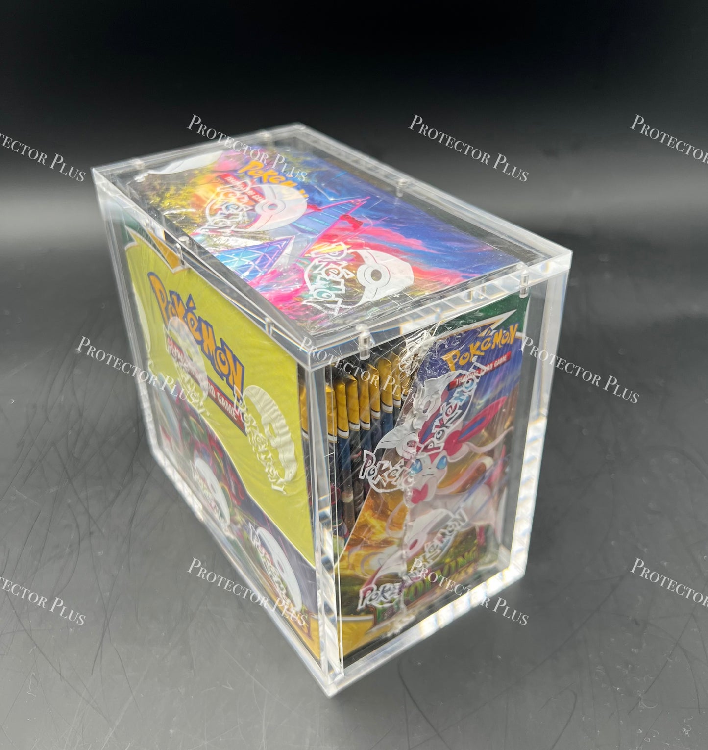 Pokemon Acrylic Box with 6 Magnets - 6MM Thickness - Perfect Fit