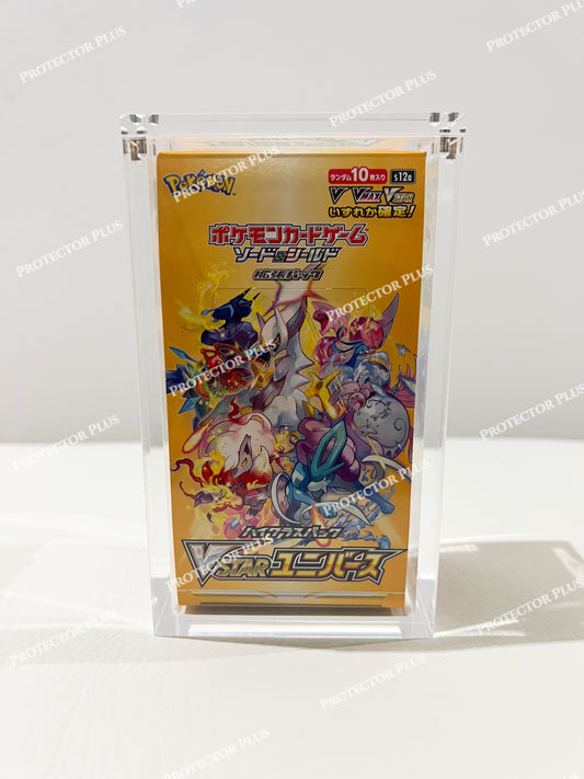 Pokemon Acrylic Japanese High Class Booster Box  with 4 Magnets - 6MM Thickness - Perfect Fit