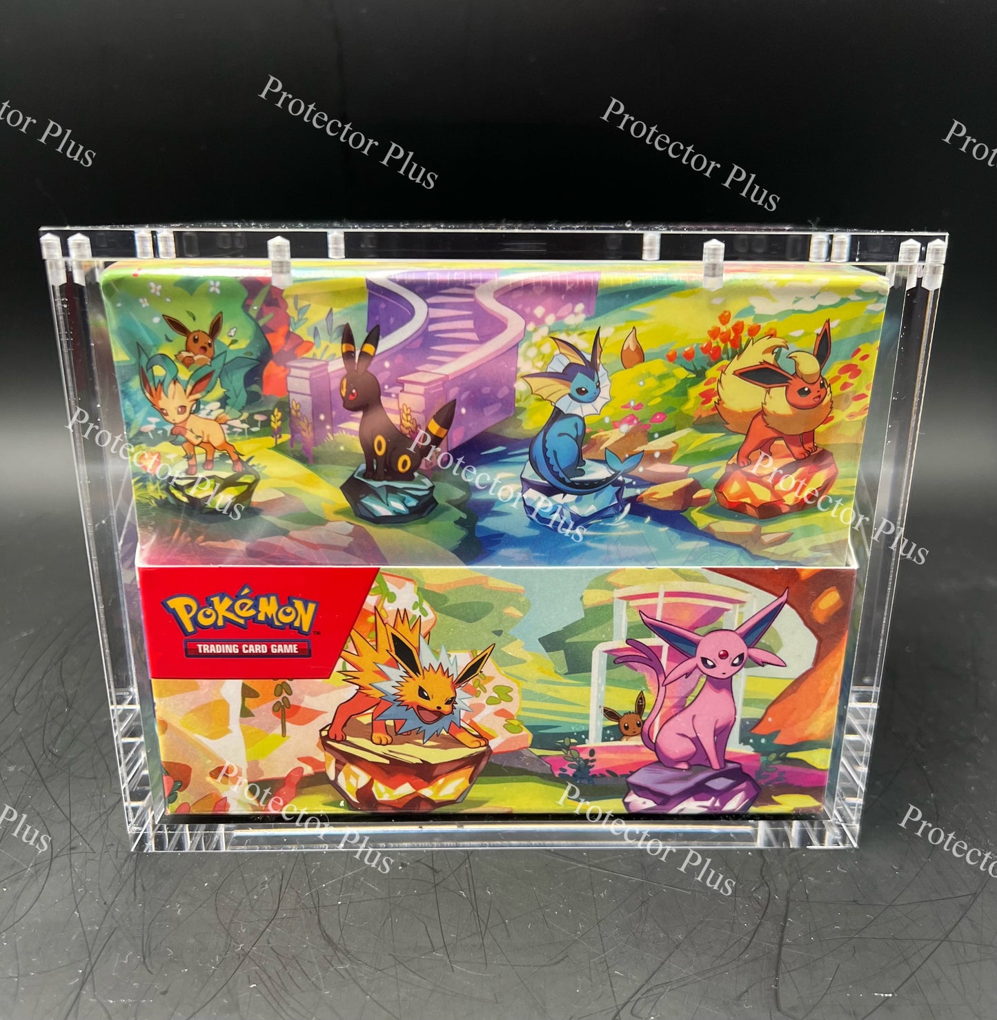 Pokémon Prismatic Mini Tins Display Acrylic Box with 8 Magnets - 6MM Thickness - Perfect Fit