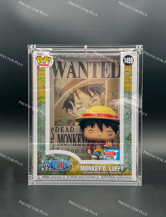 One Piece WANTED Poster Funko Pop Acrylic Hardstack box with 6 Magnets - 6MM Thickness - Perfect Fit