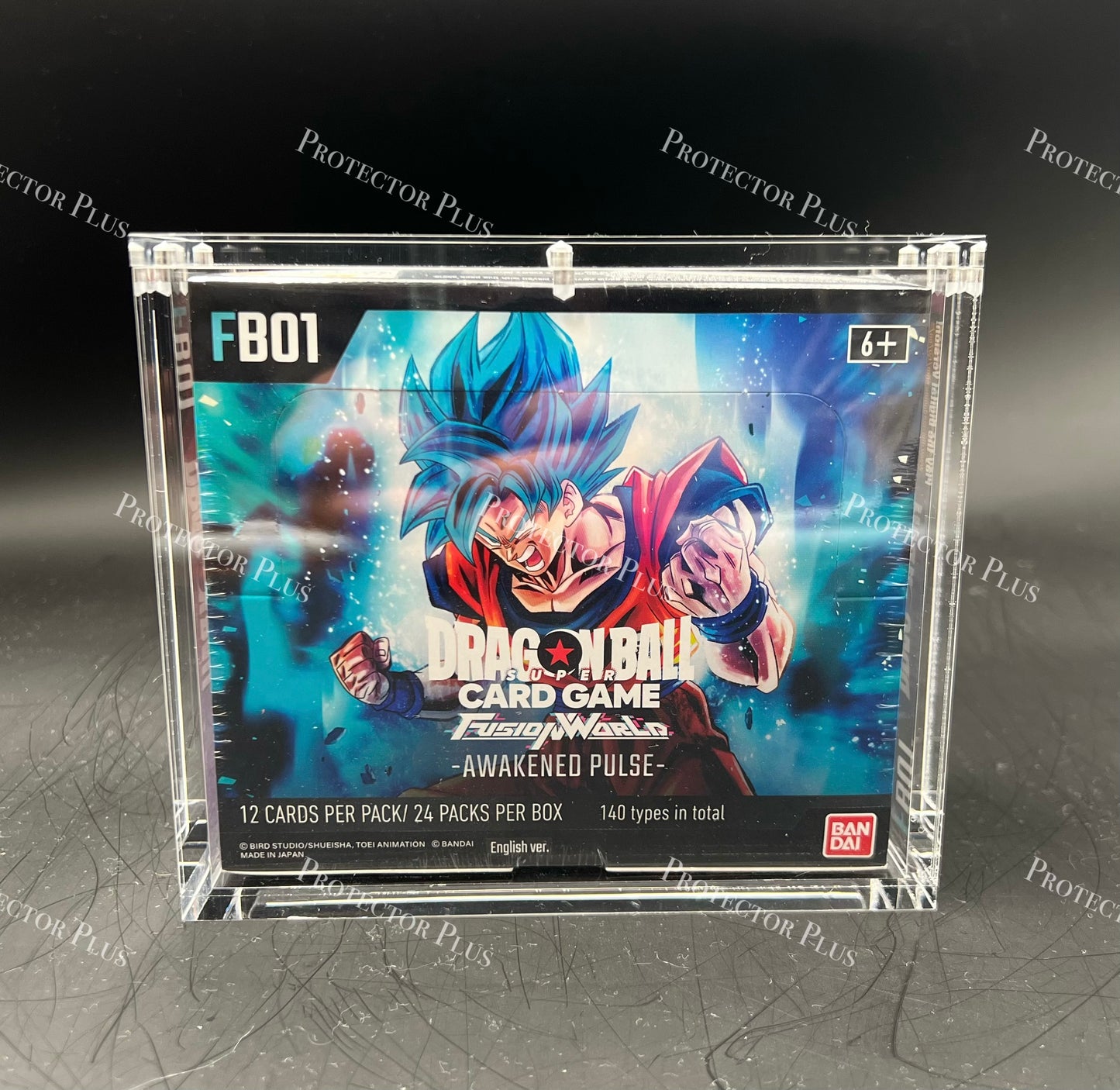 Dragonball Fusion Acrylic Box with 6 Magnets - 6MM Thickness - Perfect Fit