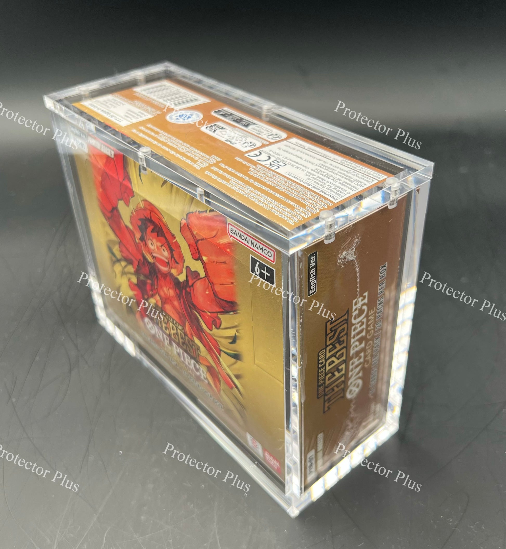 One Piece TCG PRB-01 Booster Box Acrylic Case - Magnetic Lid, Clear Display Protector One Piece TCG PRB-01 Booster Box Acrylic Case - Magnetic Lid, Clear Display Protector