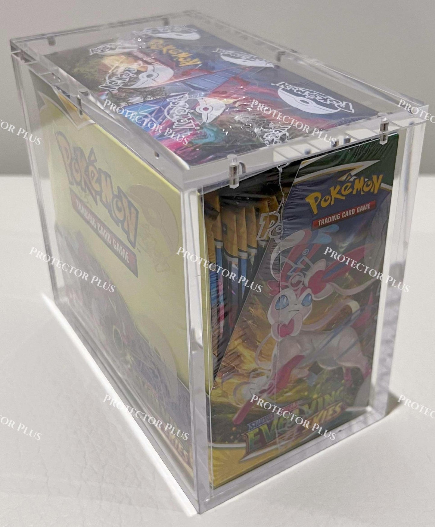 Pokemon Acrylic Box with 6 Magnets - 6MM Thickness - Perfect Fit