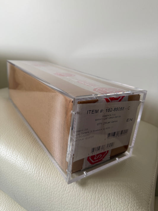 SV Pokemon Booster Box CASE Acrylic Box - 6MM Thickness - Perfect Fit