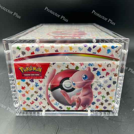 Pokémon Booster Bundle Display Acrylic Box with 8 Magnets - 6MM Thickness - Perfect Fit