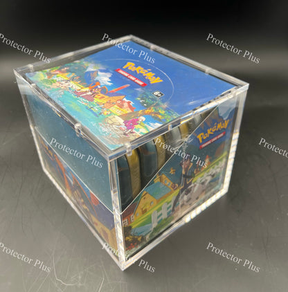 Pokémon Mini Tins Display Acrylic Box with 8 Magnets - 6MM Thickness - Perfect Fit